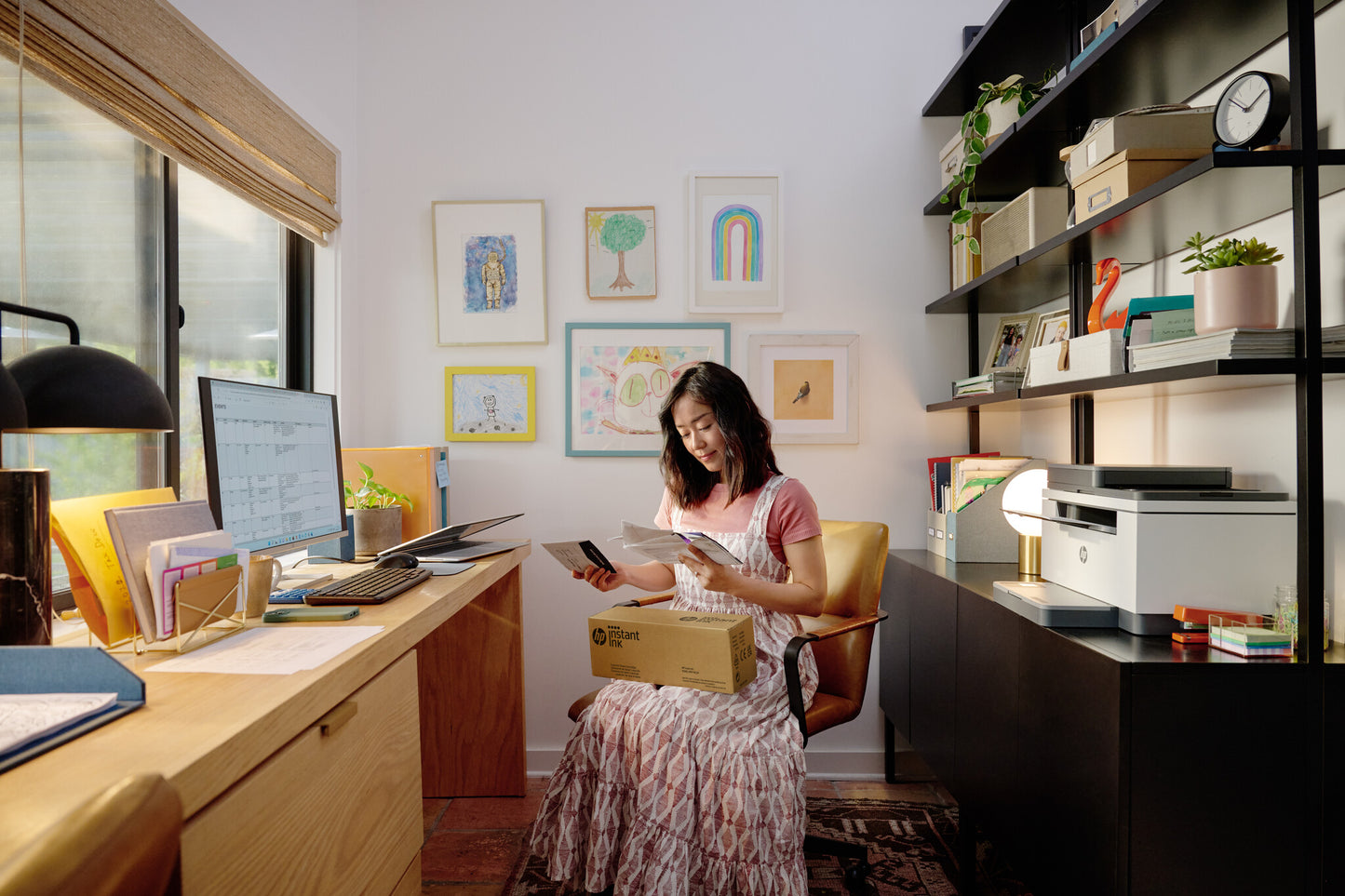 HP OfficeJet Pro 9010e Wireless All-in-One Color Printer, Instant Ink; Two-sided printing