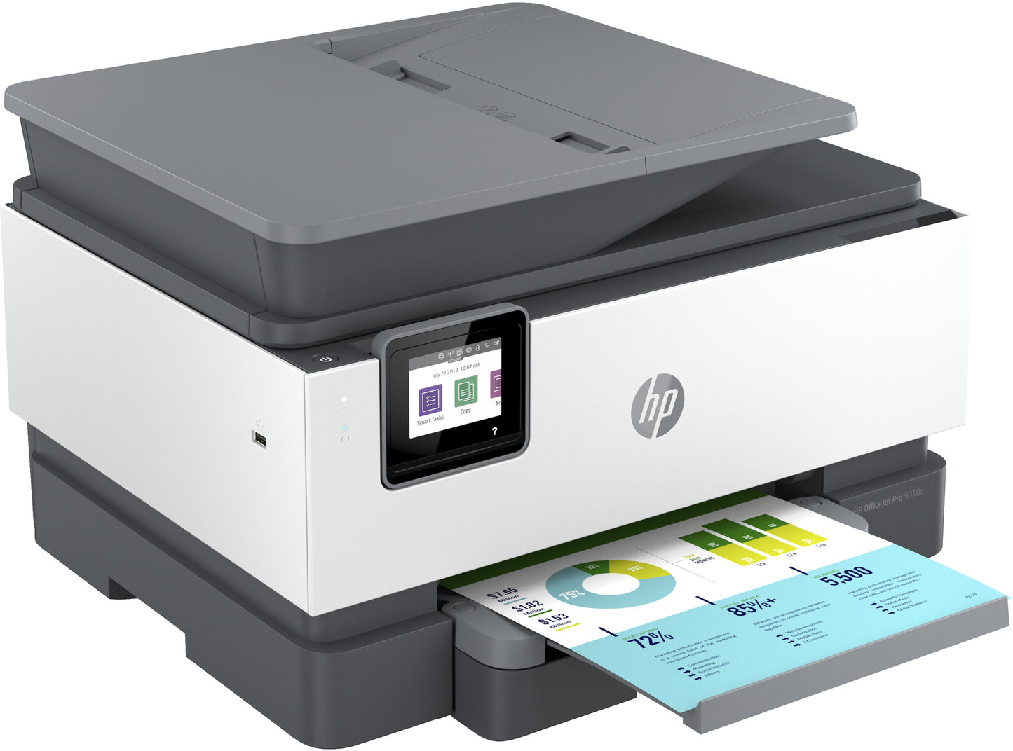 HP OfficeJet Pro 9010e Wireless All-in-One Color Printer, Instant Ink; Two-sided printing