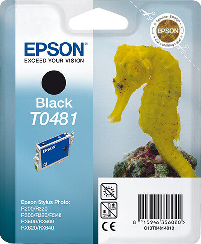 Epson Seahorse Singlepack Black T0481