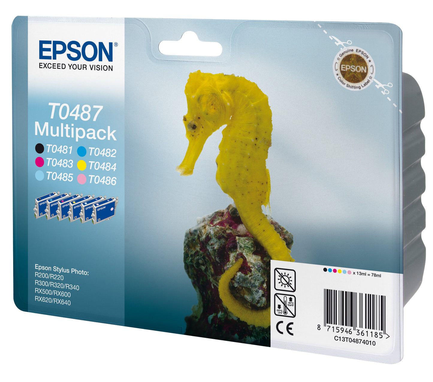 Epson Seahorse Multipack 6-colours T0487