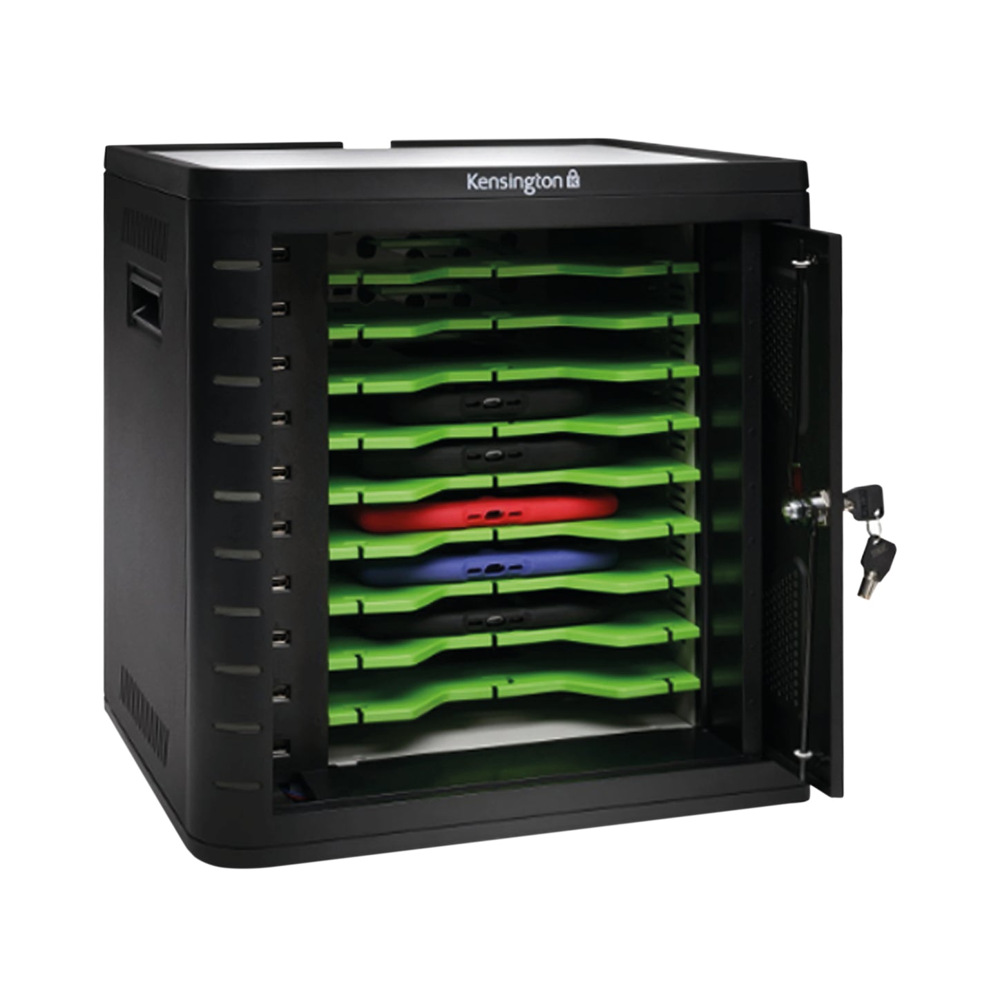 Kensington Charge & Sync Cabinet, Universal Tablet — Black
