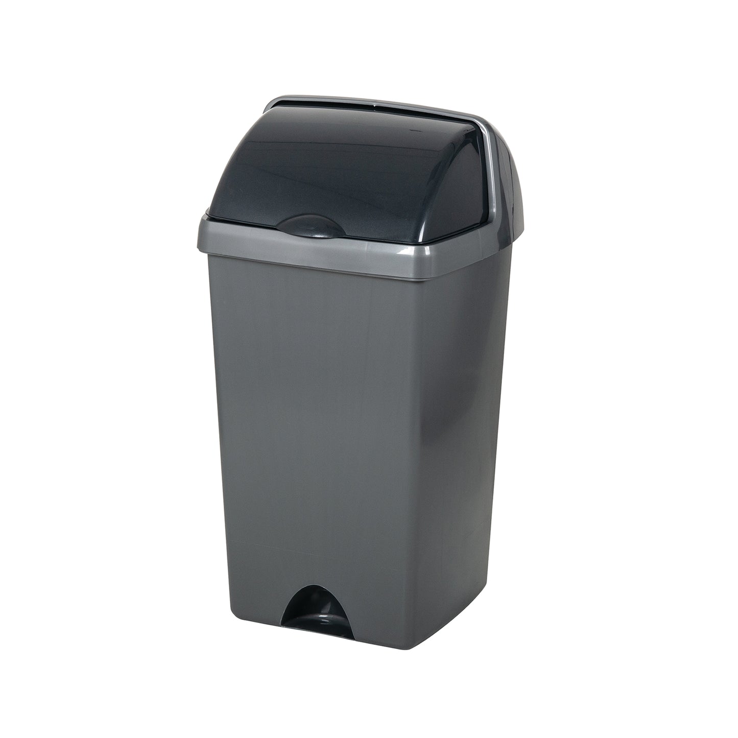 Addis Roll Top Bin 50 Litre Metallic AG813417