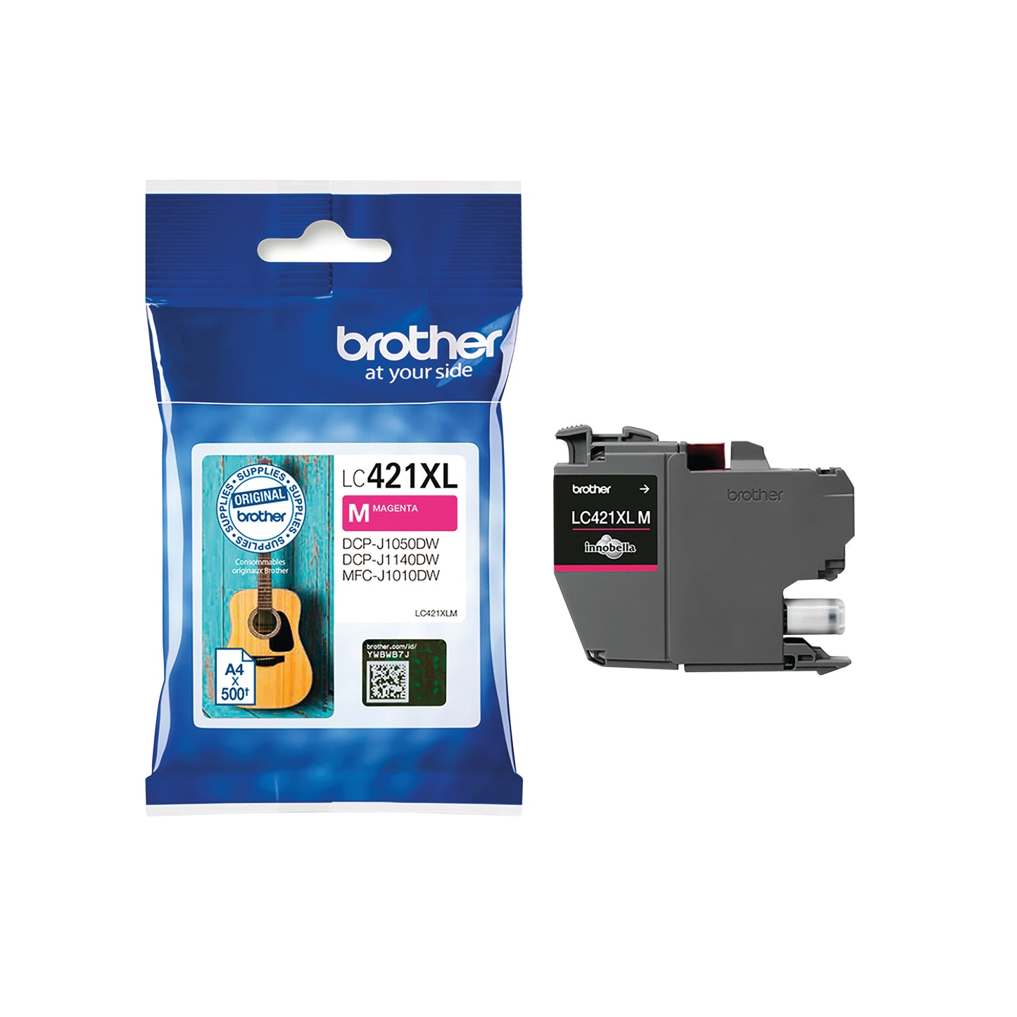 Brother LC-421XLM ink cartridge 1 pc(s) Original High (XL) Yield Magenta