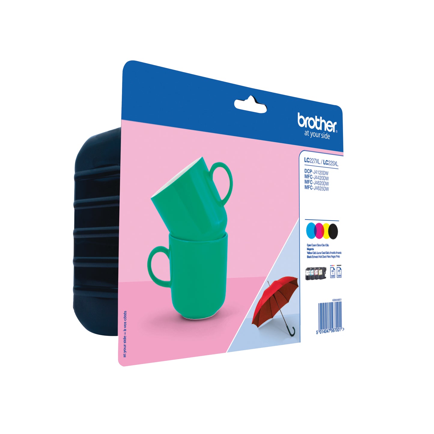 Brother LC-227XLVALBP ink cartridge 4 pc(s) Original Black, Cyan, Magenta, Yellow