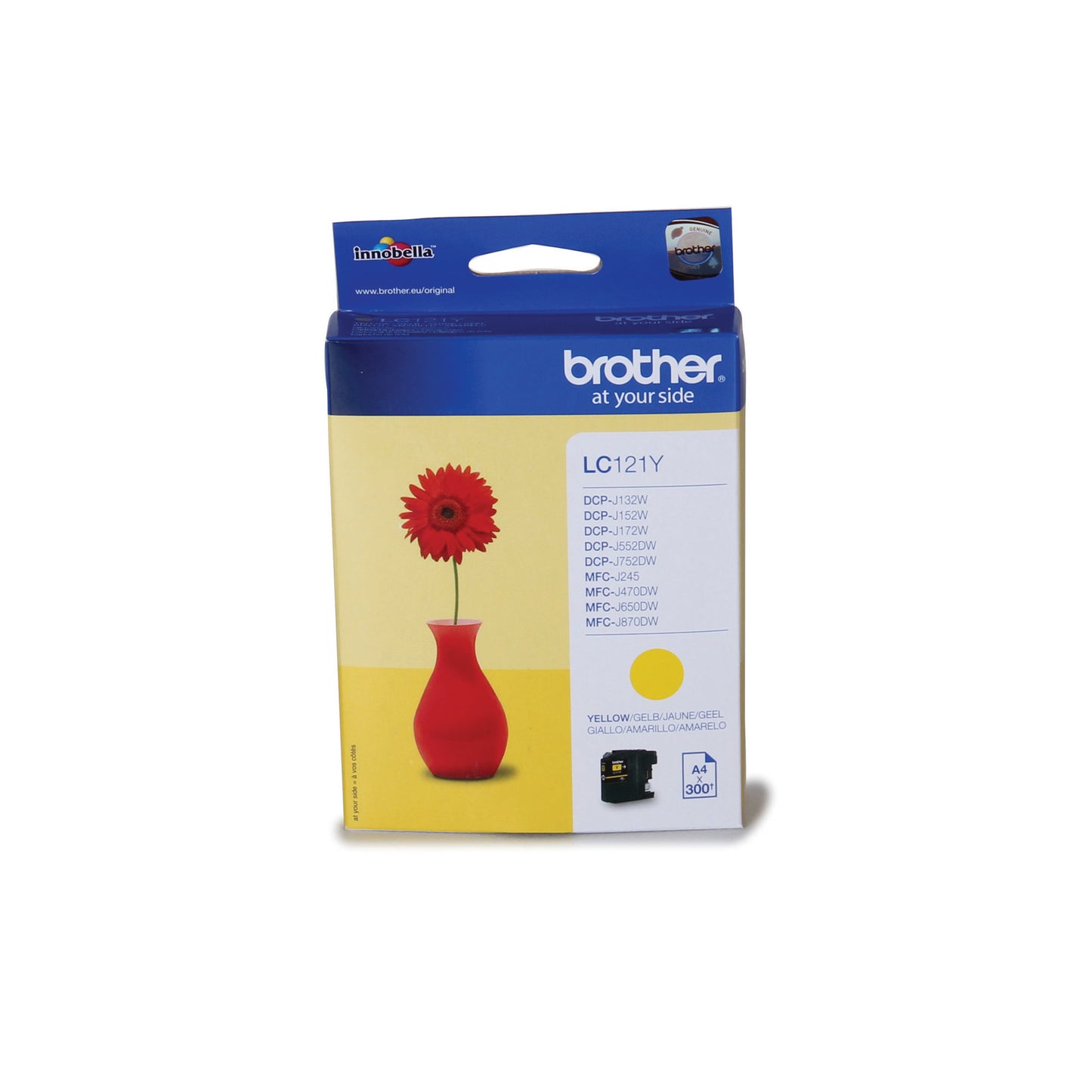 Brother LC-121Y ink cartridge 1 pc(s) Original Yellow