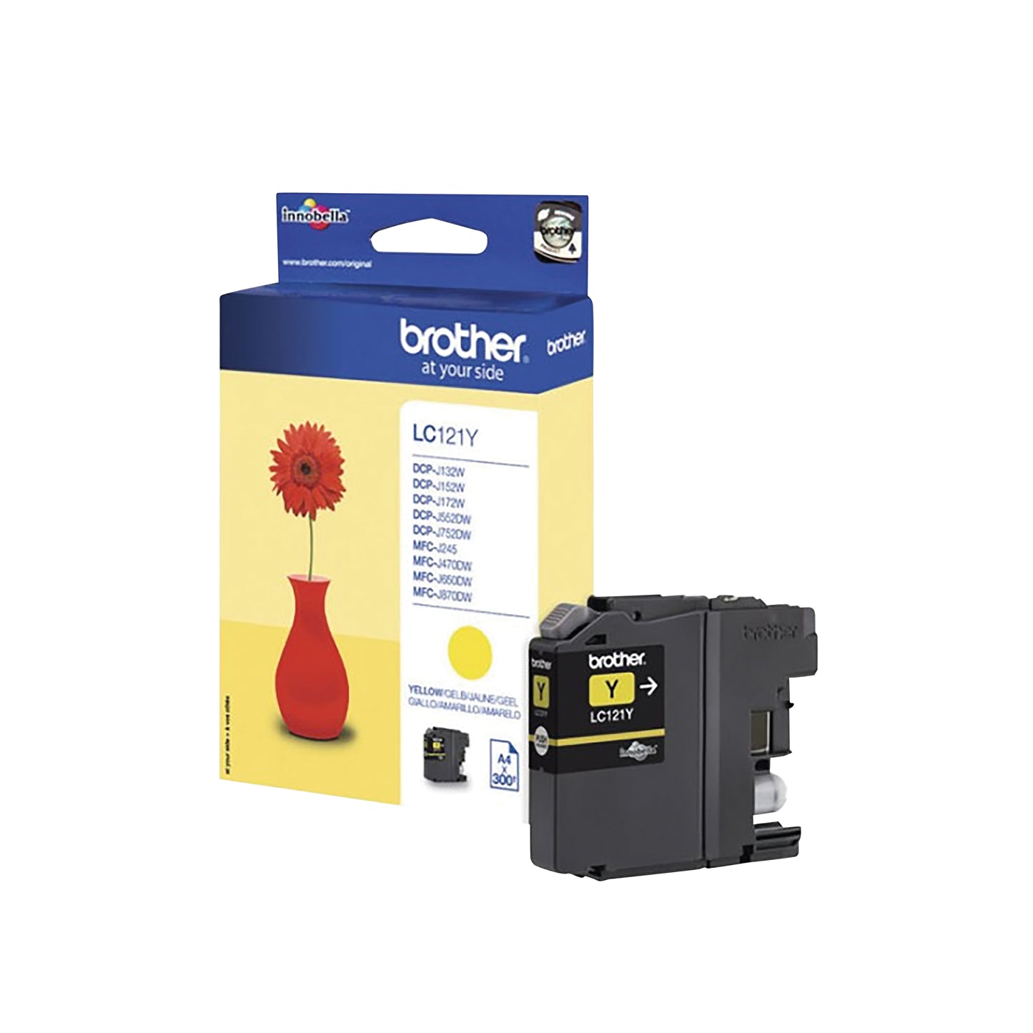 Brother LC-121Y ink cartridge 1 pc(s) Original Yellow