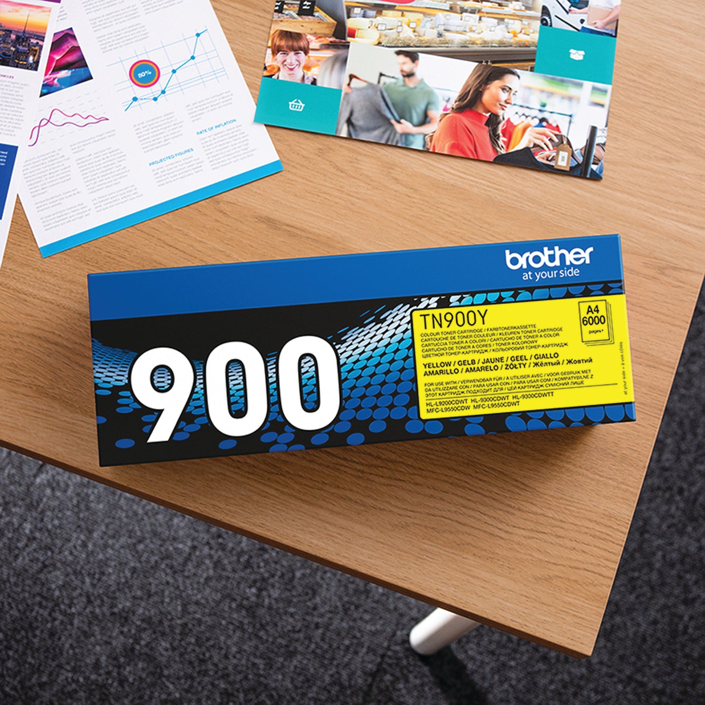 Brother TN-900Y toner cartridge 1 pc(s) Original Yellow