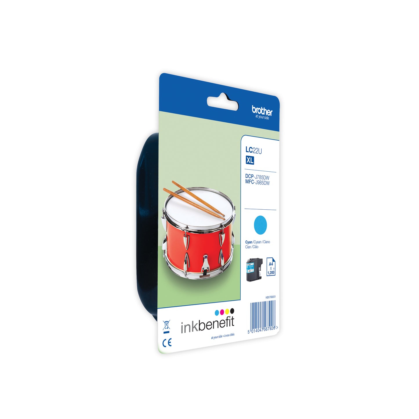 Brother LC22UC ink cartridge 1 pc(s) Original High (XL) Yield Cyan