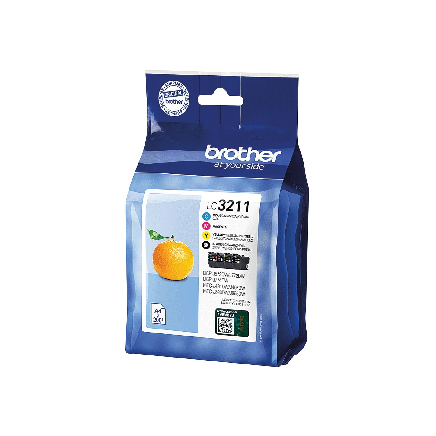 Brother LC3211VAL ink cartridge 4 pc(s) Original Standard Yield Black, Cyan, Magenta, Yellow