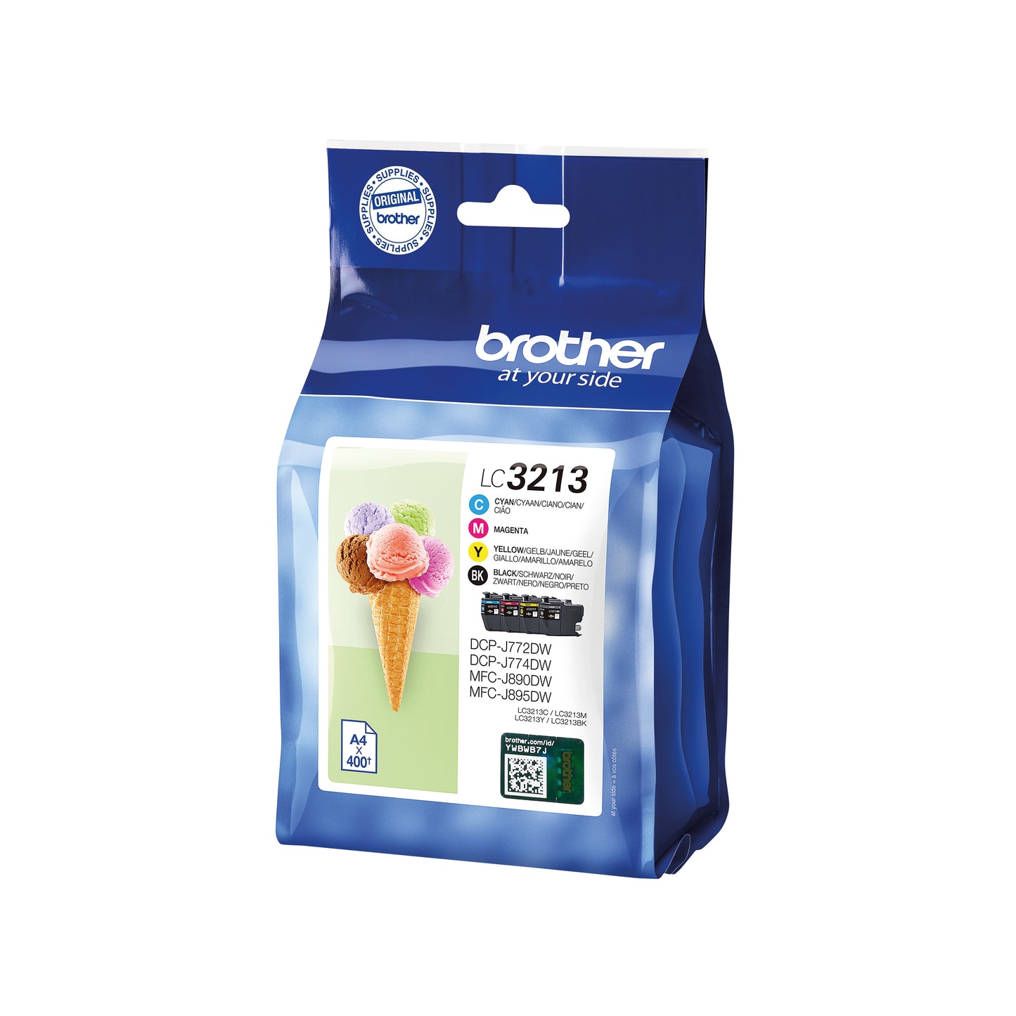 Brother LC3213VAL ink cartridge 4 pc(s) Original High (XL) Yield Black, Cyan, Magenta, Yellow