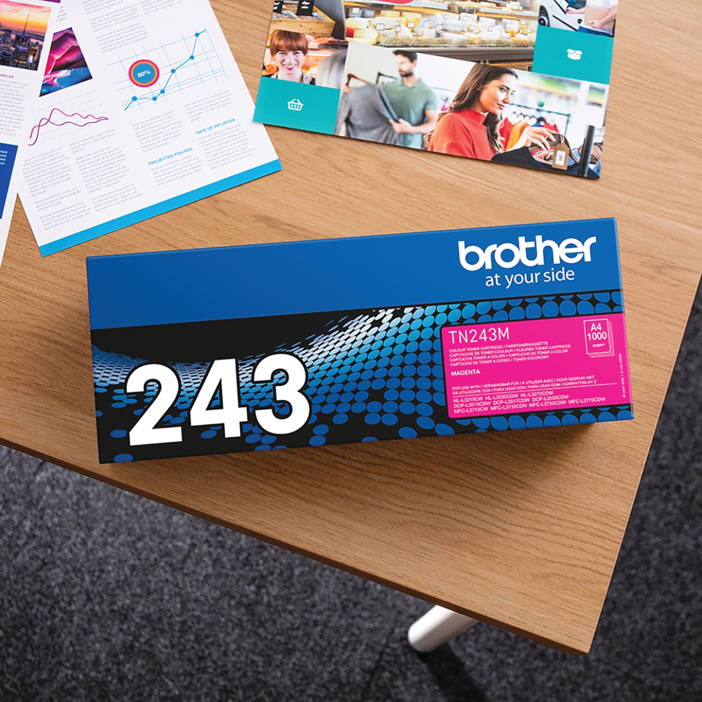 Brother TN-243M toner cartridge 1 pc(s) Original Magenta