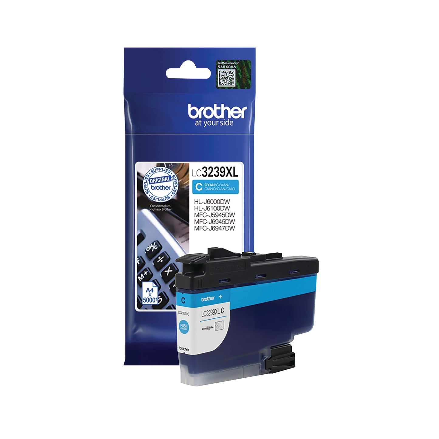 Brother LC3239XLC ink cartridge 1 pc(s) Original High (XL) Yield Cyan