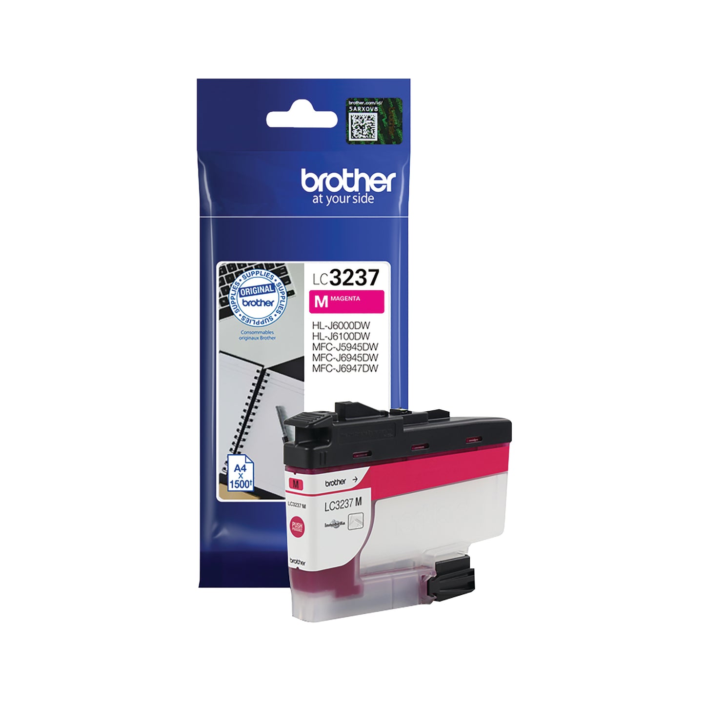Brother LC3237M ink cartridge 1 pc(s) Original Standard Yield Magenta