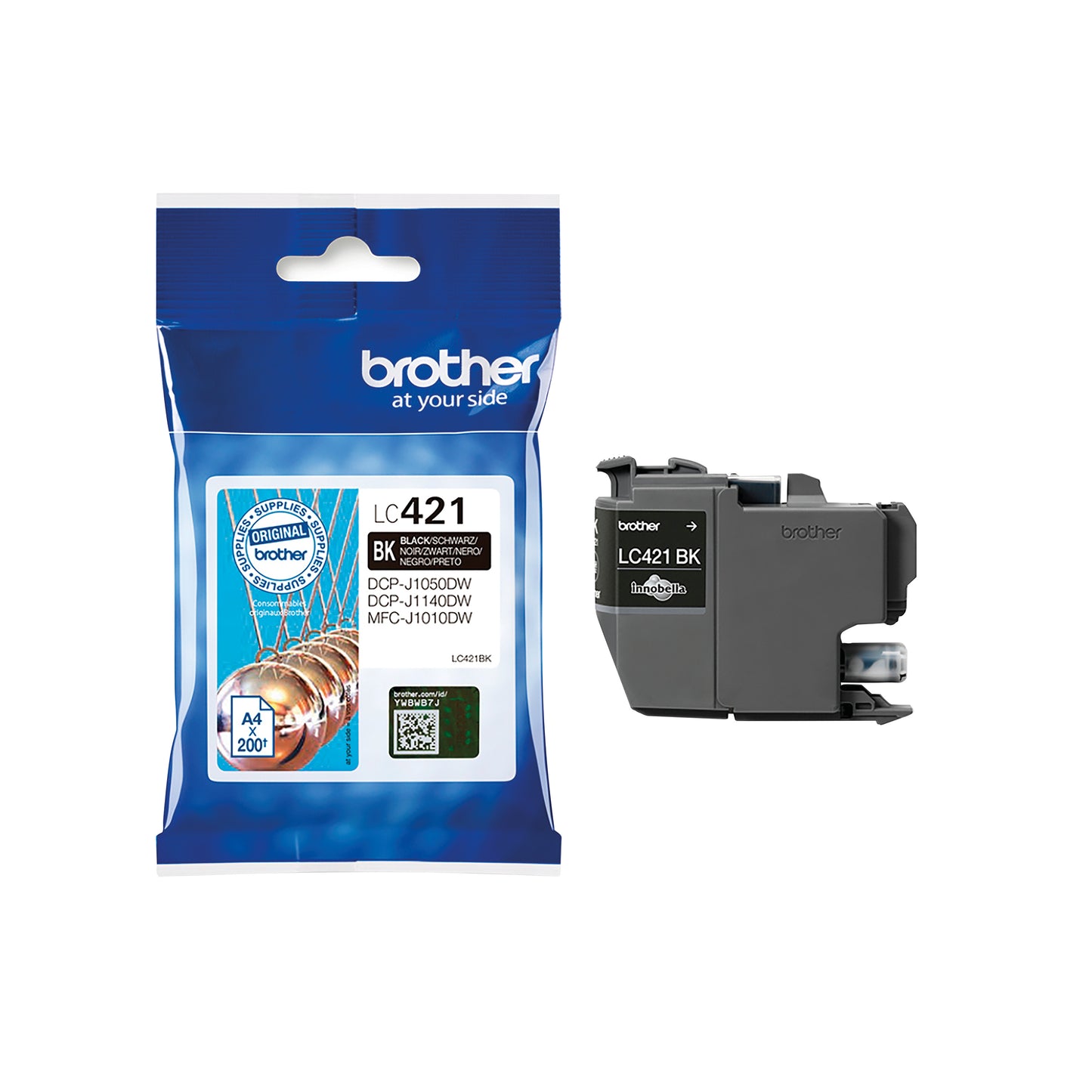 Brother LC421BK ink cartridge 1 pc(s) Original Black