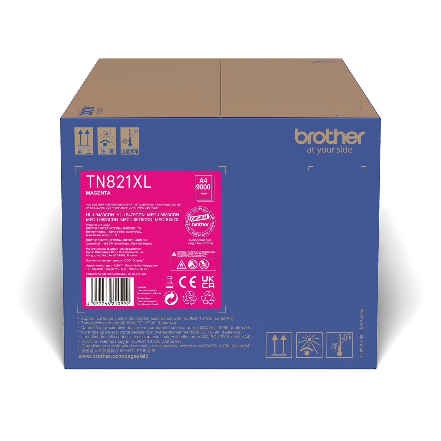 Brother TN-821XLM toner cartridge 1 pc(s) Original Magenta
