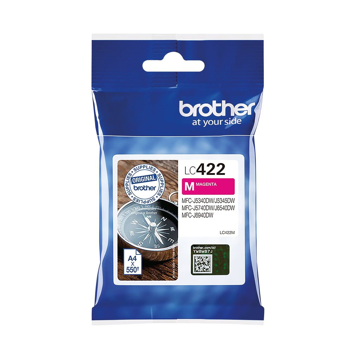 Brother LC422M ink cartridge 1 pc(s) Original Magenta