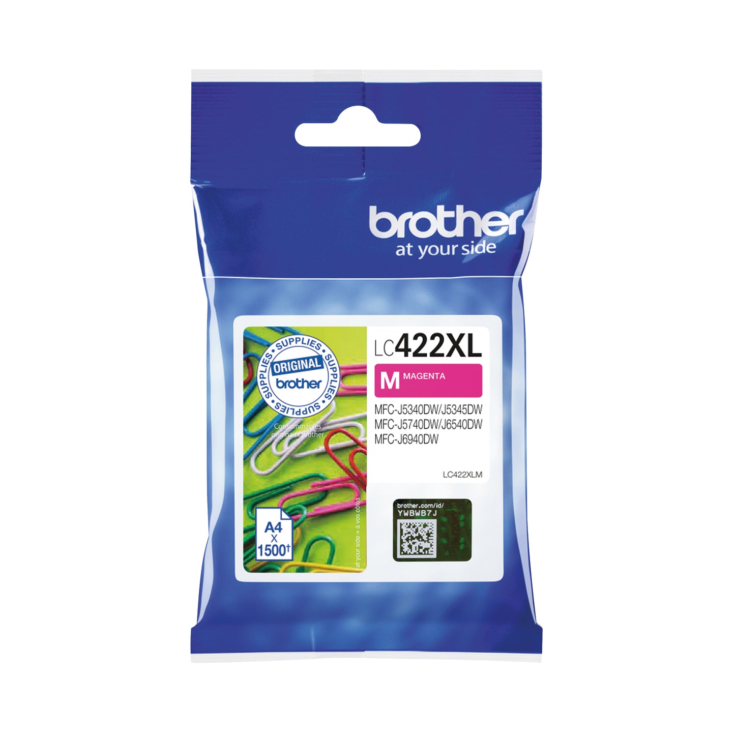 Brother LC422XLM ink cartridge 1 pc(s) Original Magenta