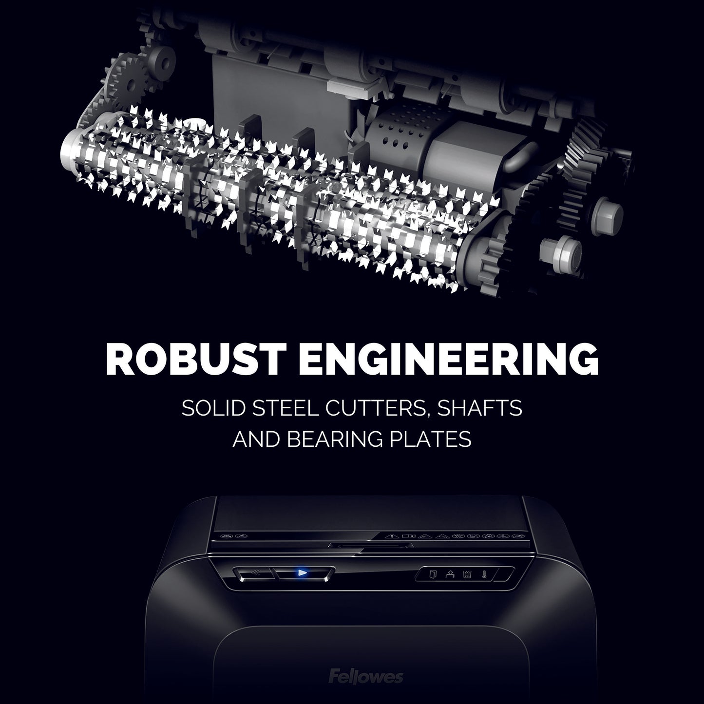 Fellowes Automax 80M Mini-Cut Shredder Hybrid Shredding 23L 4621601