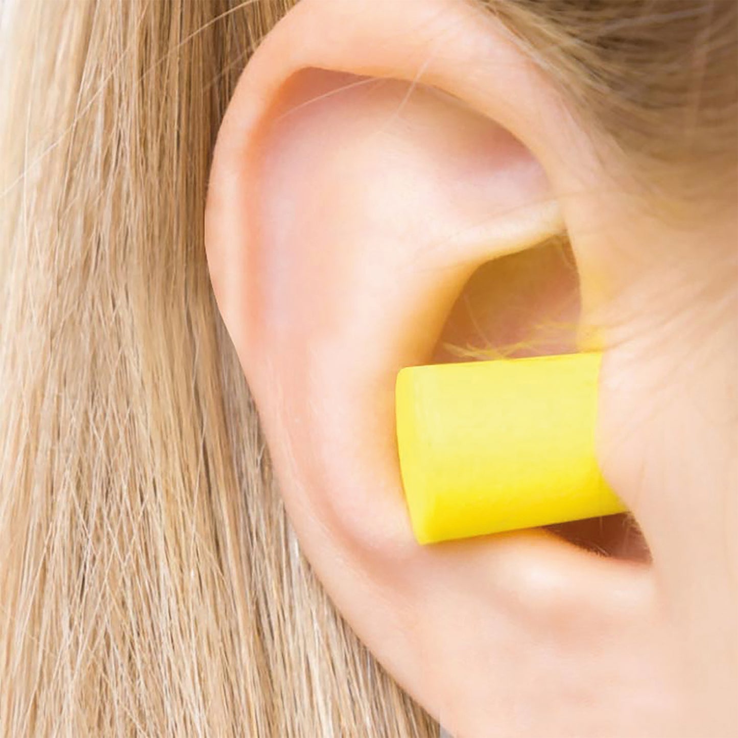 PU Foam Disposable Earplugs Yellow (Pack of 200) QED301