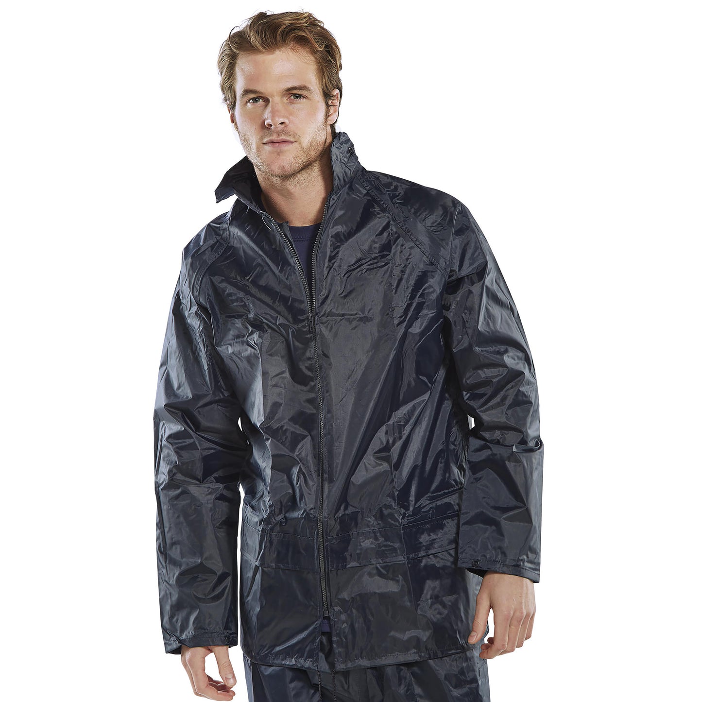 Beeswift Nylon B-Dri Weather Proof Jacket Navy Blue 3XL