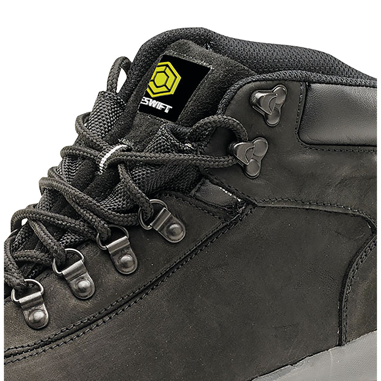 Beeswift Click Chukka SBP D-ring Lace Up Safety Boots 1 Pair Black 08