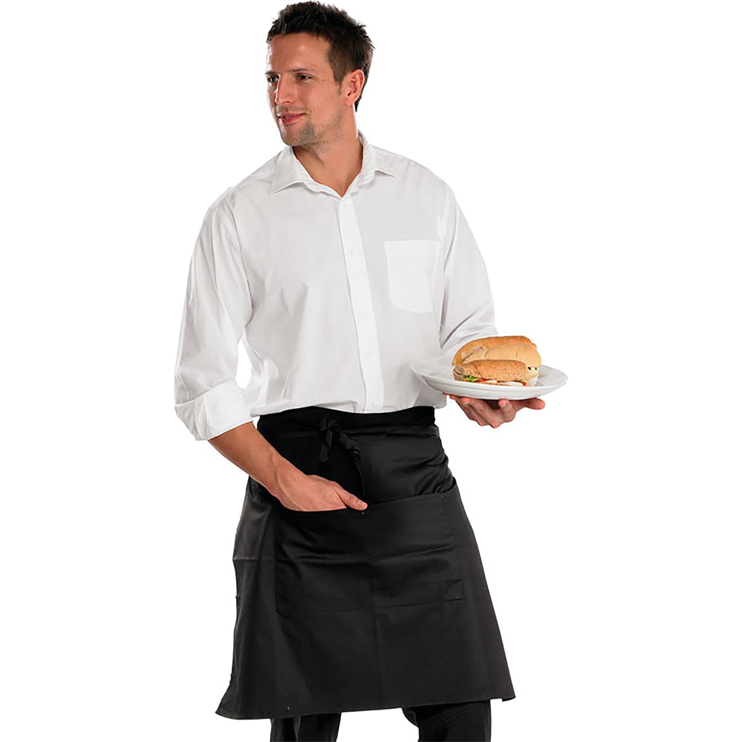 Beeswift Chefs Half Apron Black
