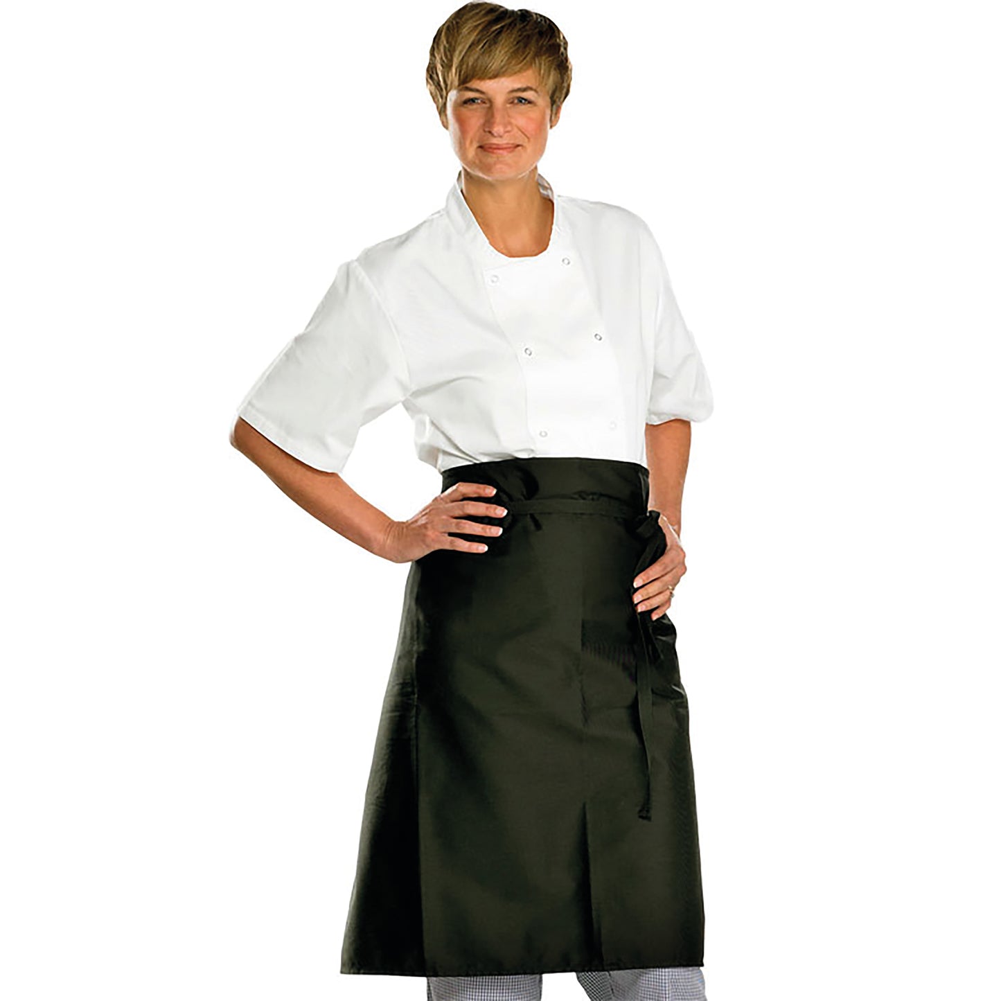 Beeswift Chefs Waist Apron Black 36 x 29