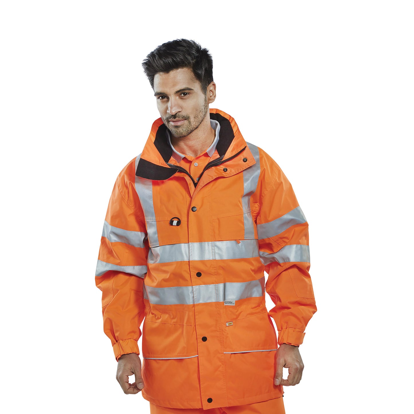 Beeswift Carnoustie High Visibility Jacket with Detachable Hood