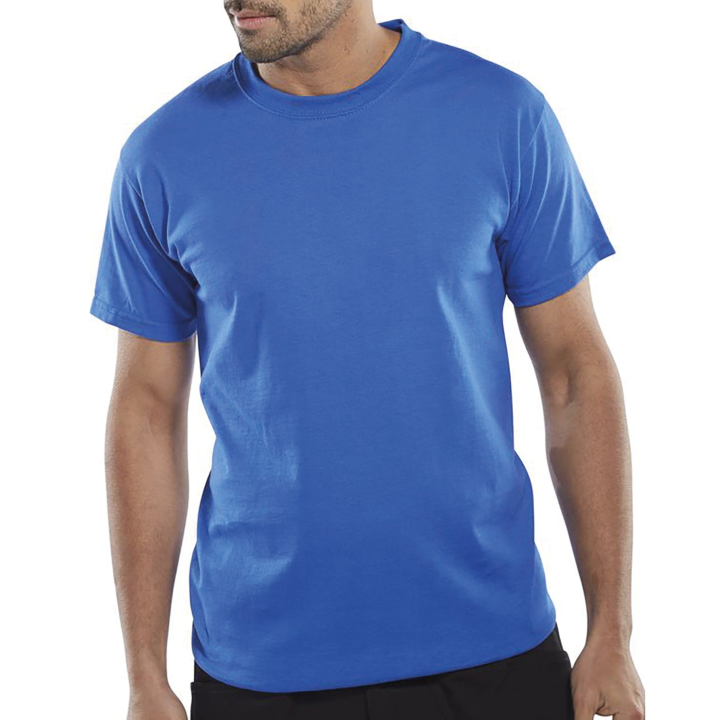 Beeswift Click 100% Cotton T-shirt Royal Blue L