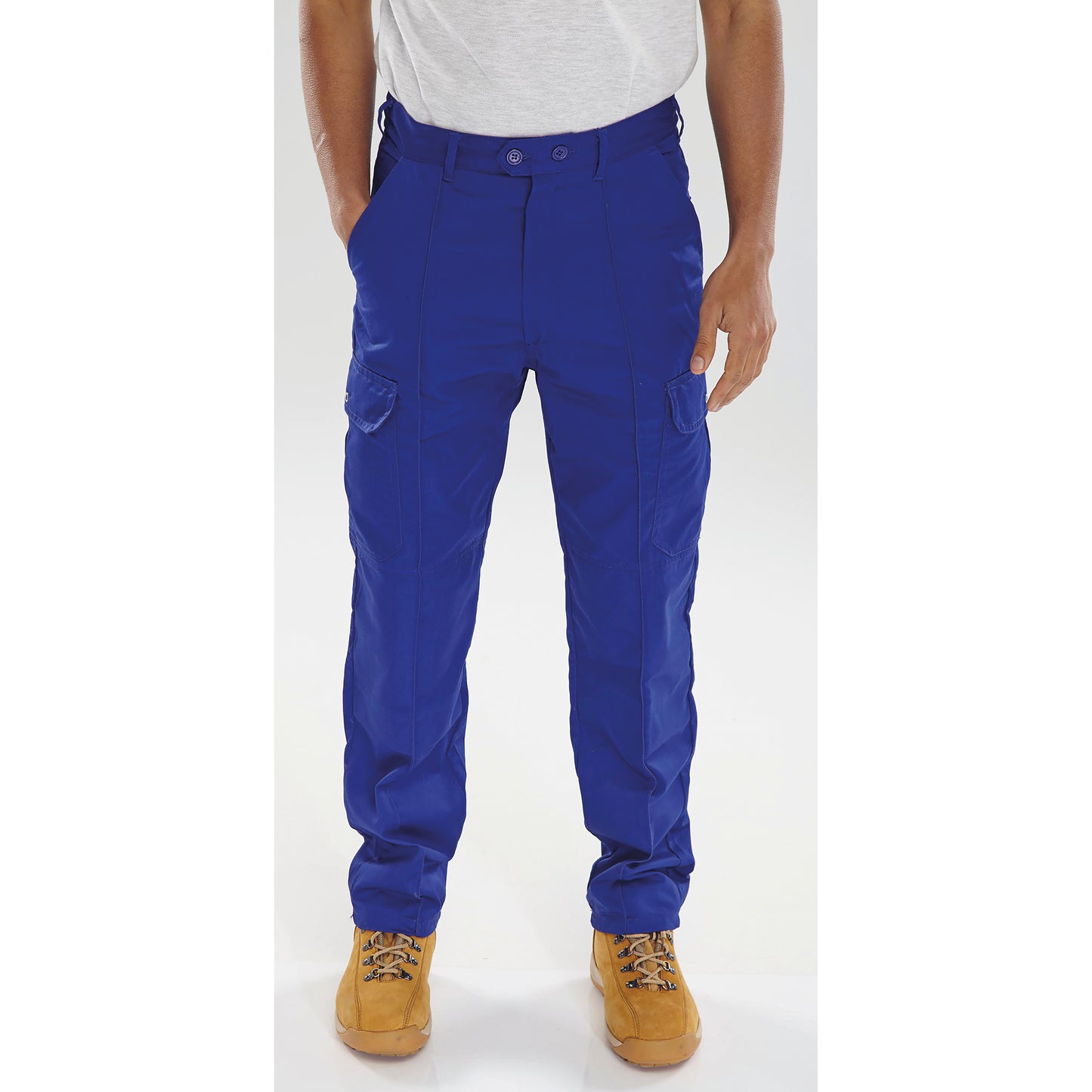 Beeswift Super Click Drivers Trousers Royal Blue 30