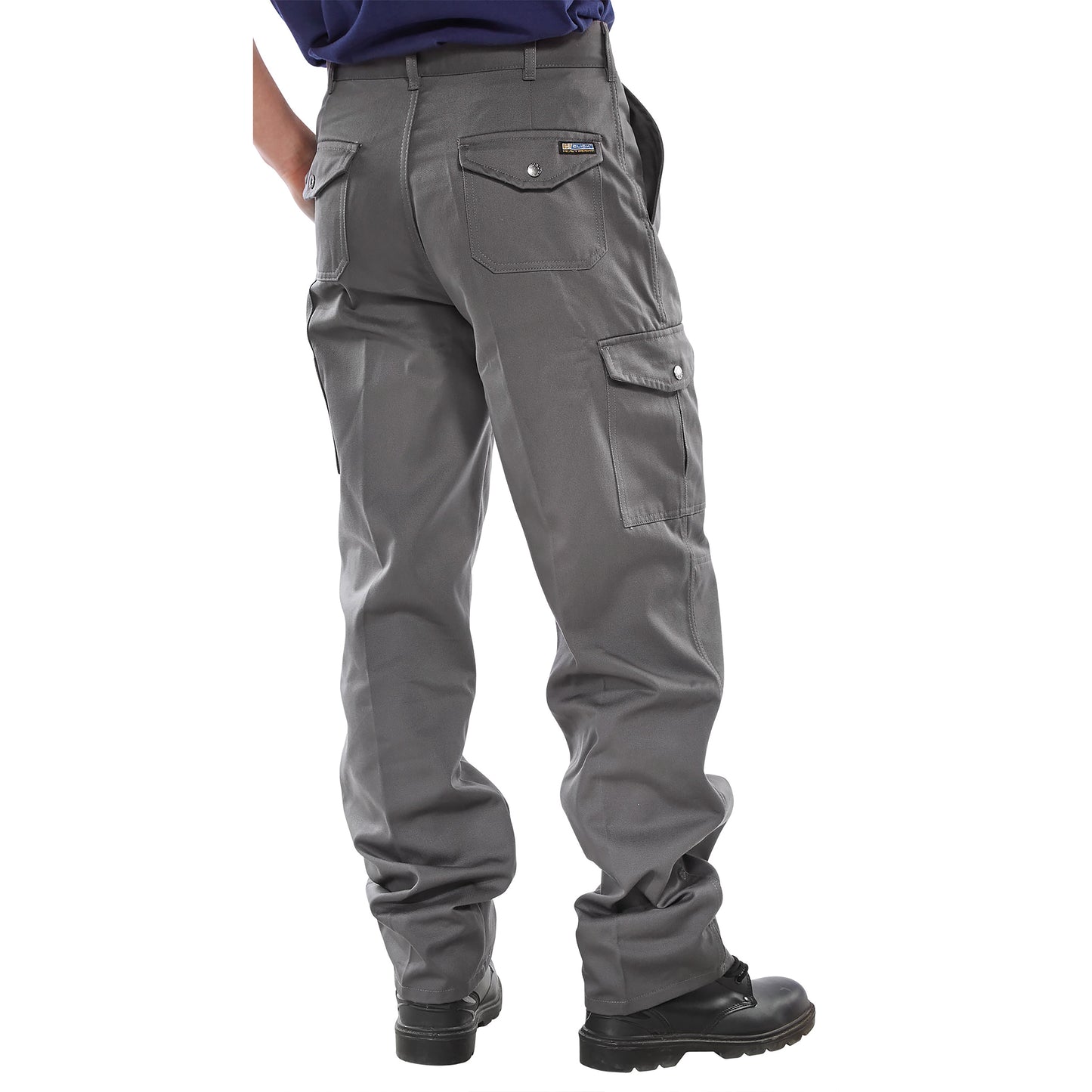 Beeswift Heavyweight Drivers Trousers Grey 28
