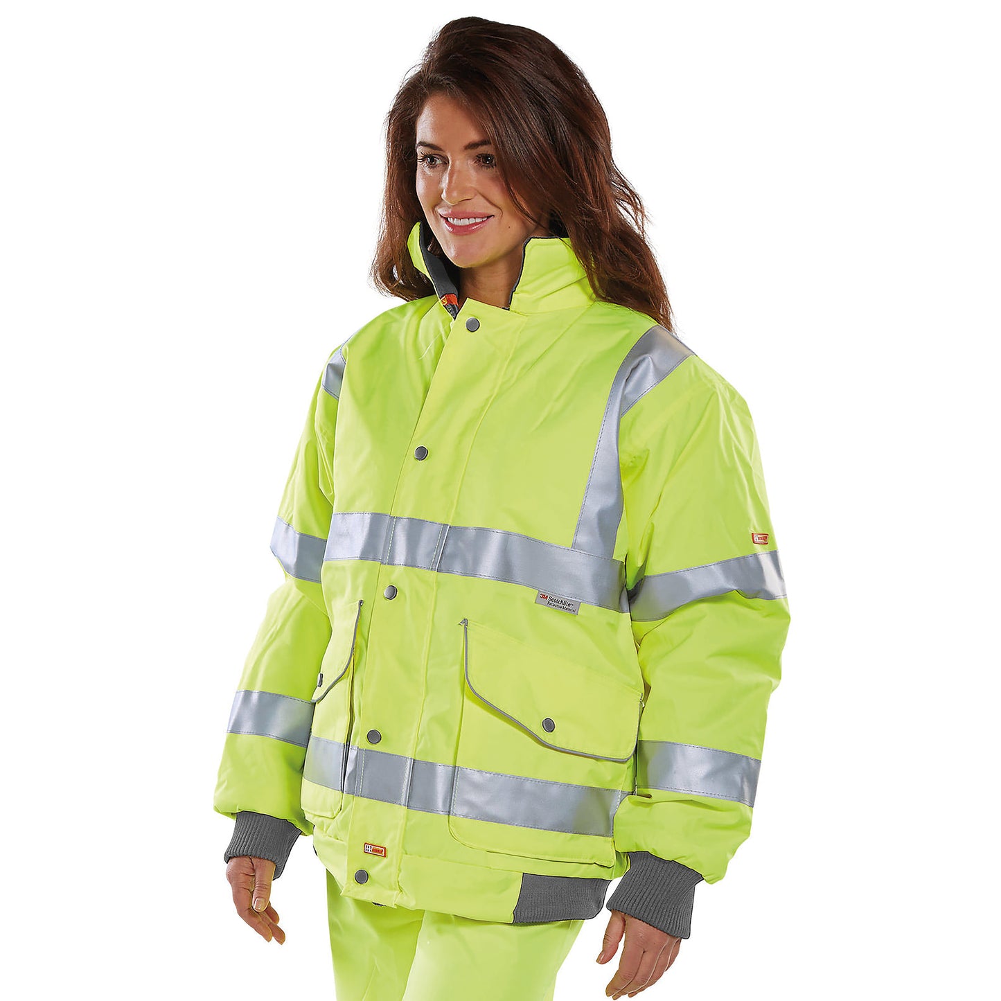 Beeswift Super High Visibility Bomber Jacket Saturn Yellow M