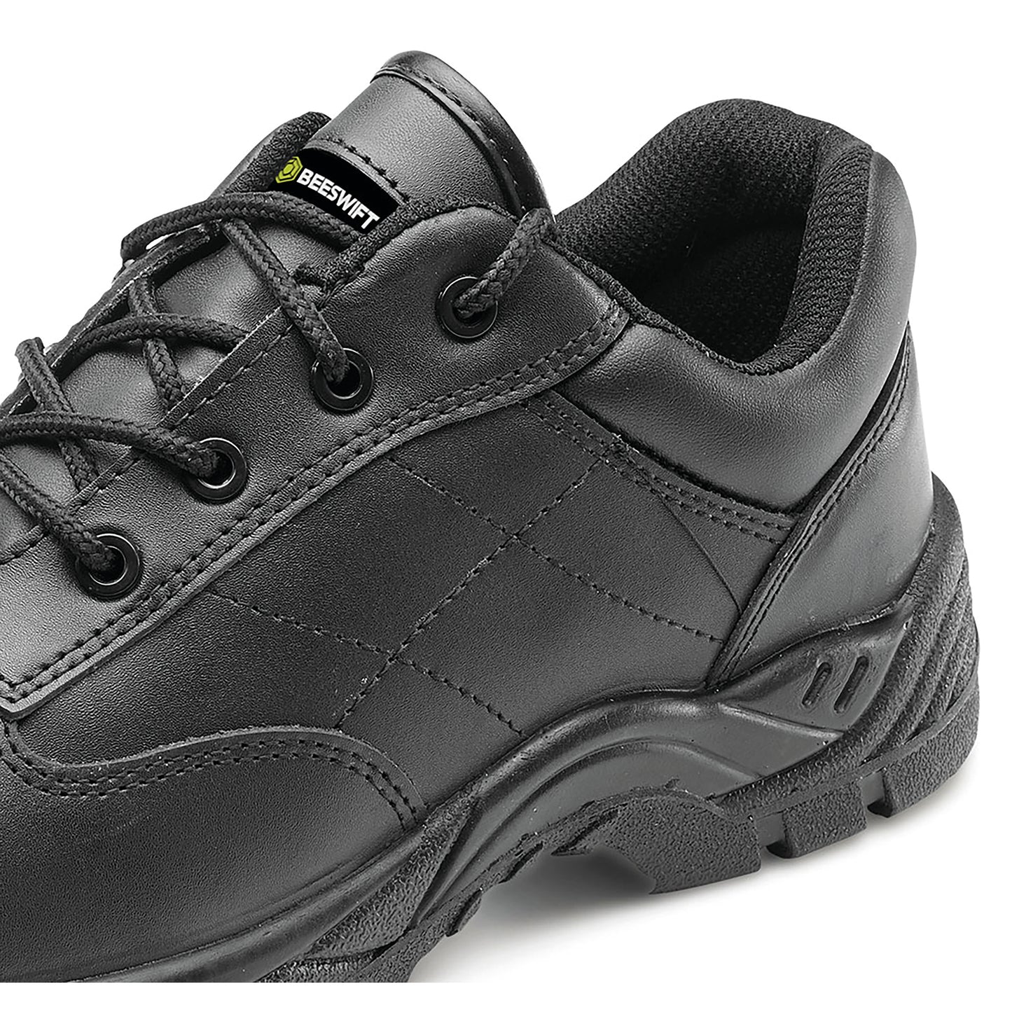 Beeswift Composite S1 Lace up Leather Upper Shoe 1 Pair Black 03
