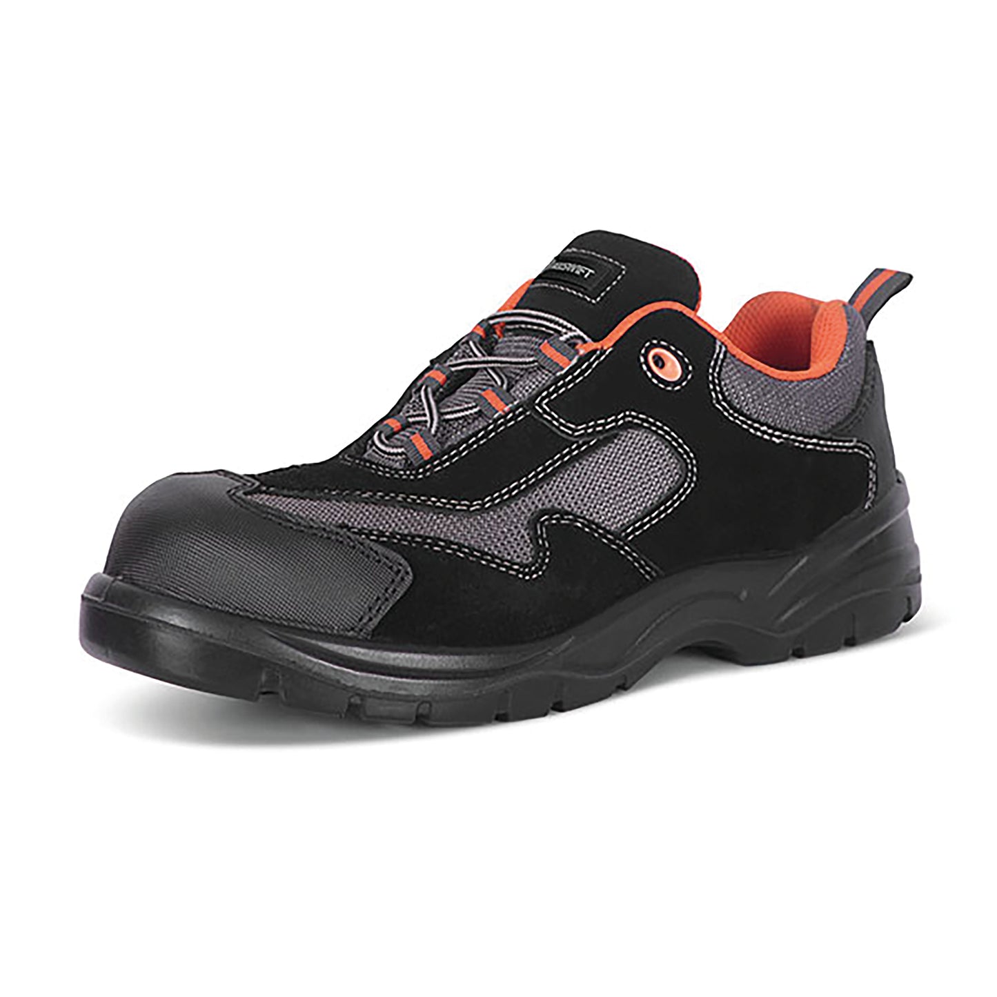 Beeswift Click Non Metallic Dual Density Trainer Shoe 1 Pair Grey/Black 08