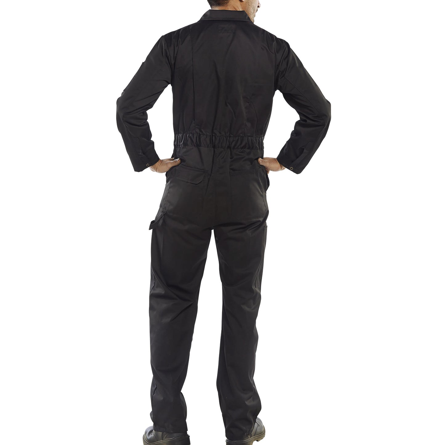 Beeswift Super Click Heavyweight Boilersuit Black 40