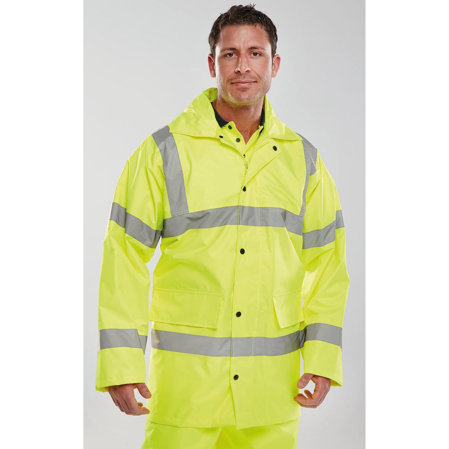 Beeswift High Visibility EN471 Lightweight Jacket Saturn Yellow XL
