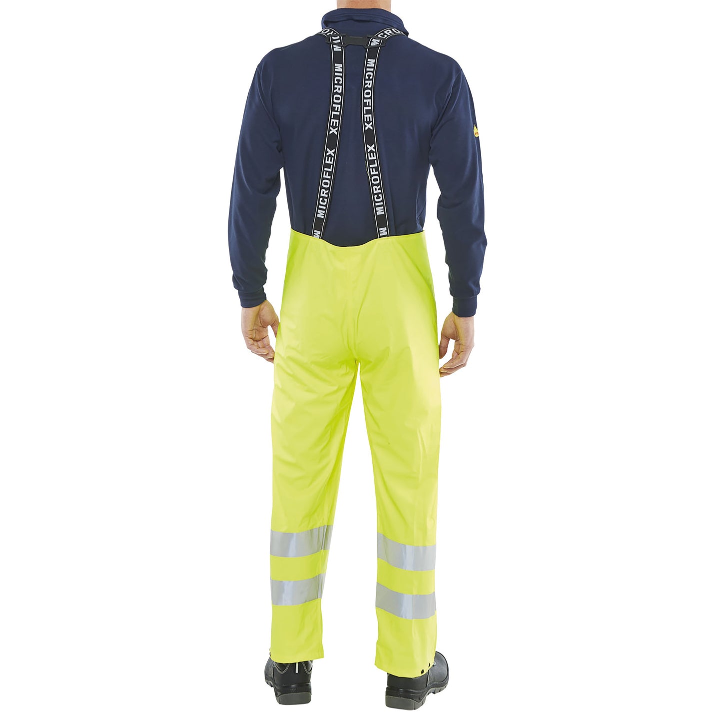 Beeswift Bib and Braces Fire Retardant Anti-Static High Visibility Saturn Yellow L