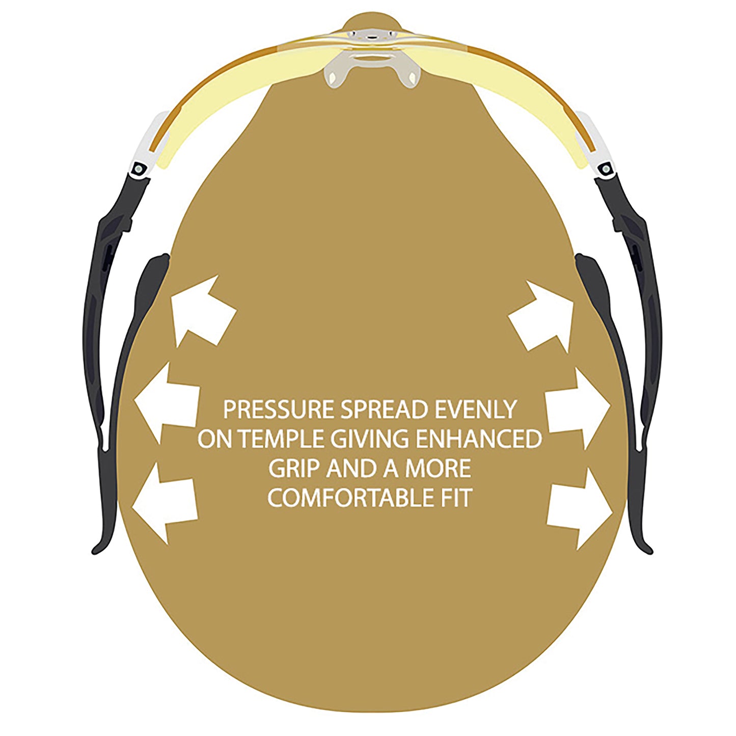 Beeswift H60 Ergonomic Temple Cover Spectacles Smoke
