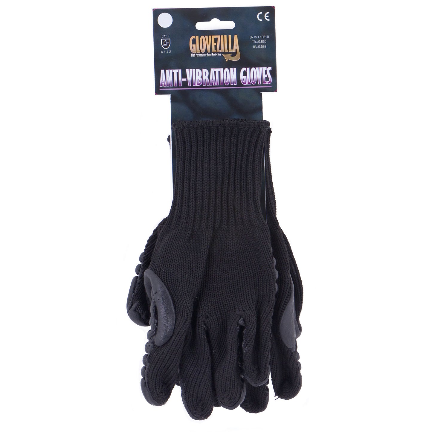 Beeswift Glovezilla Anti-Vibration Gloves Black L