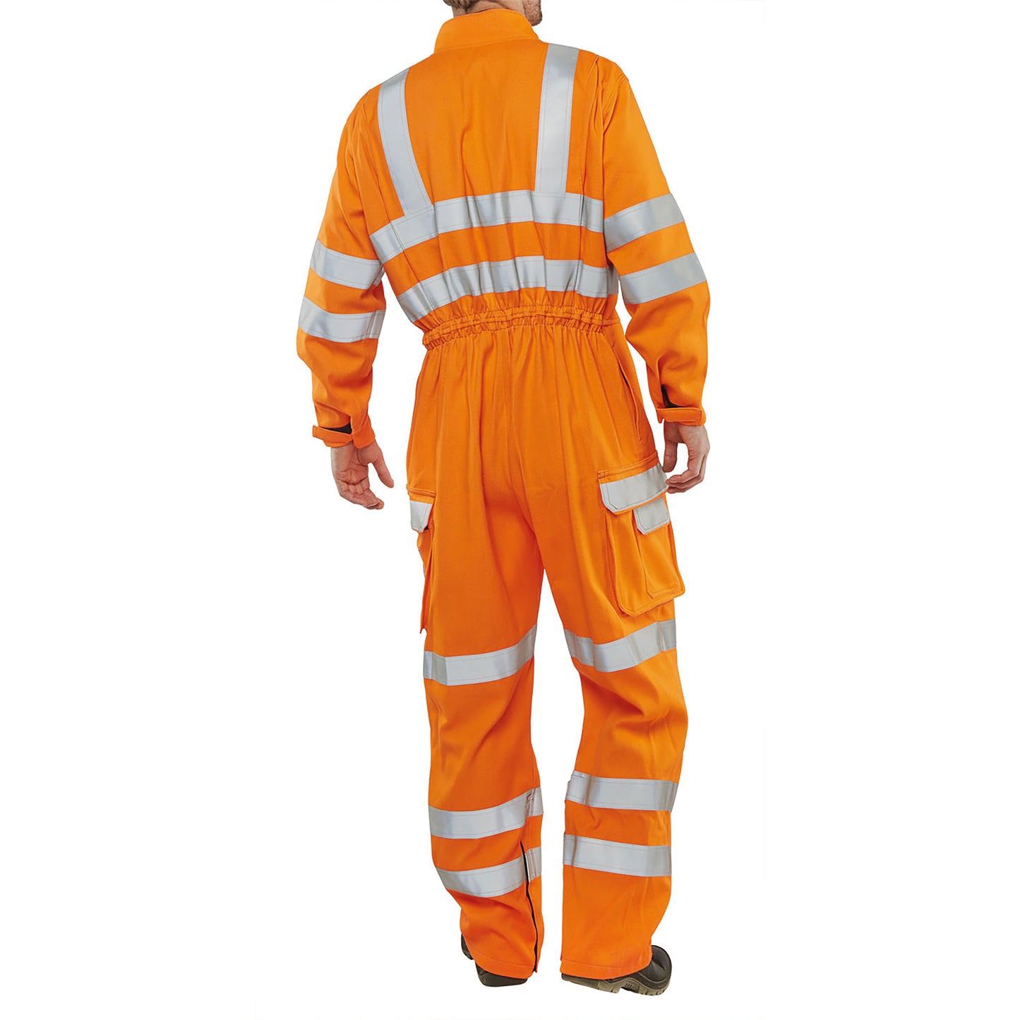 Beeswift B-Click Arc Flash Compliant GO/RT Coverall Orange 40