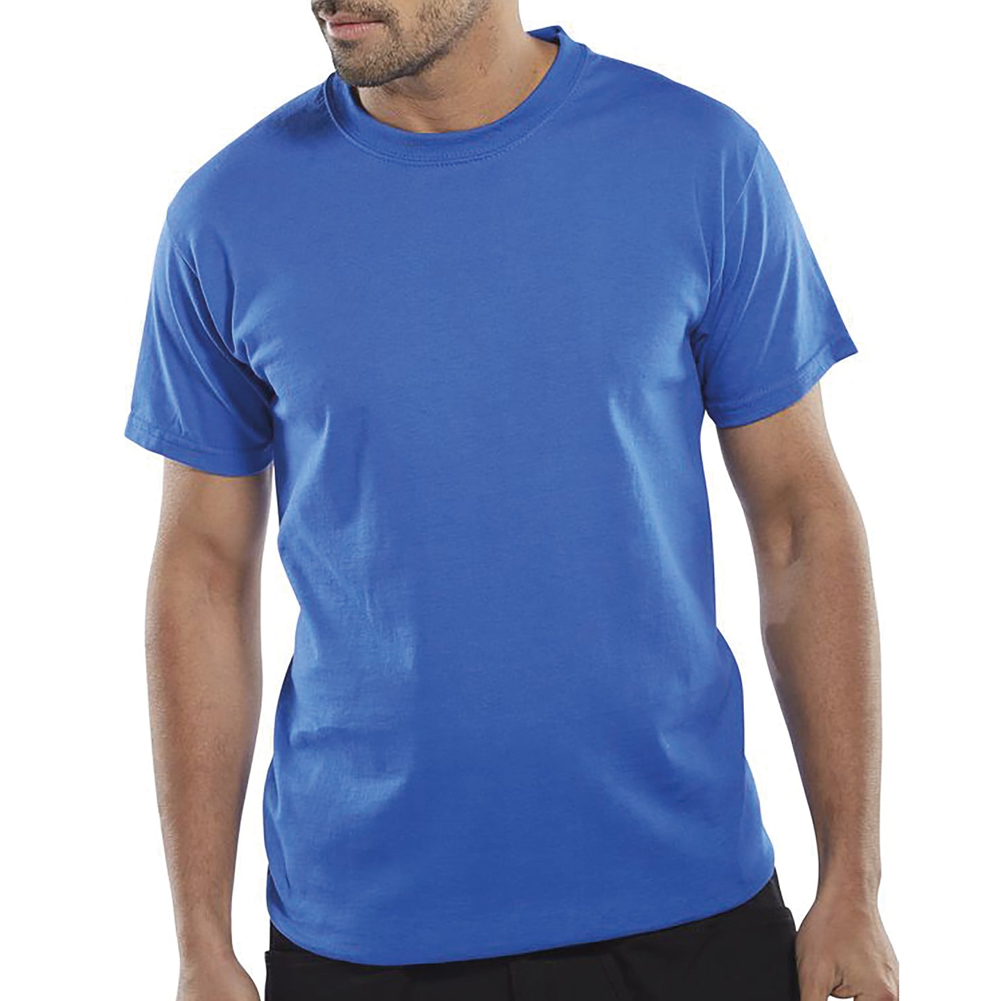 Beeswift Click 100% Cotton T-shirt Royal Blue 4XL