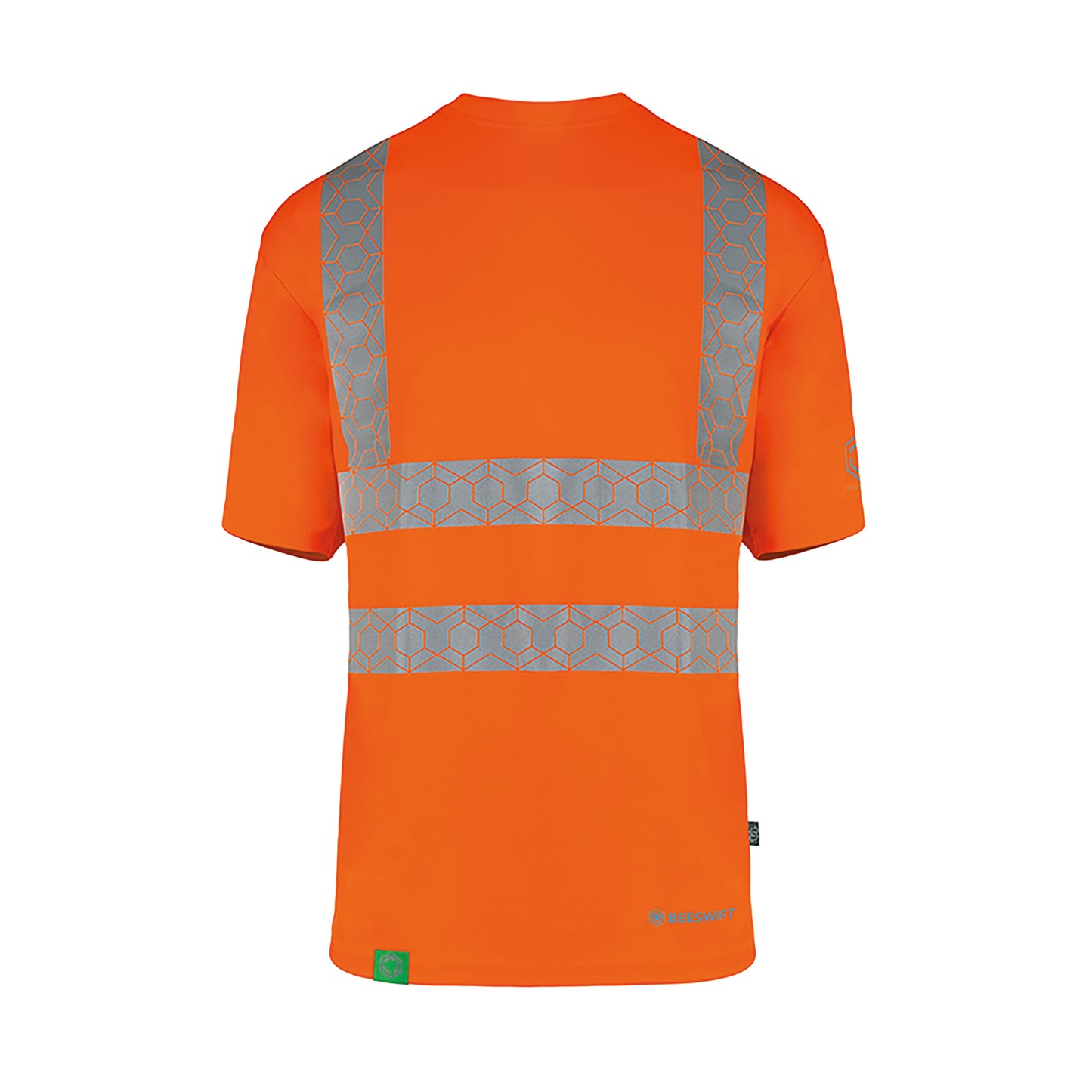 Beeswift Envirowear High Visibility Short Sleeve T-Shirt Orange 5XL