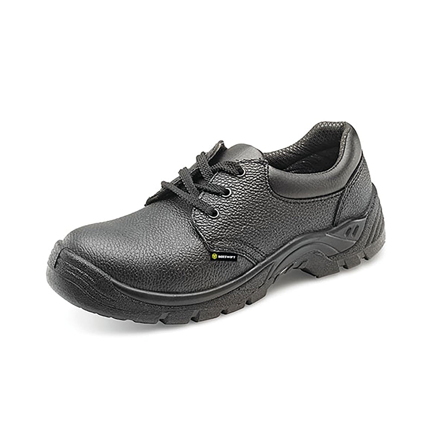 Beeswift Safety S1 Steel Toe Lace Up Leather Upper Shoe 1 Pair Black 05