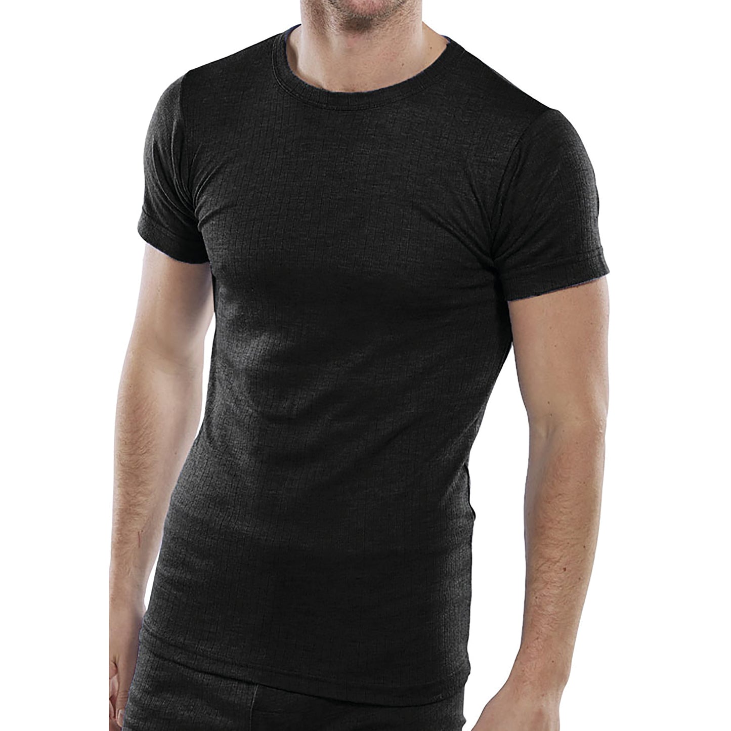 Beeswift Short Sleeve Thermal Vest Black 2XL