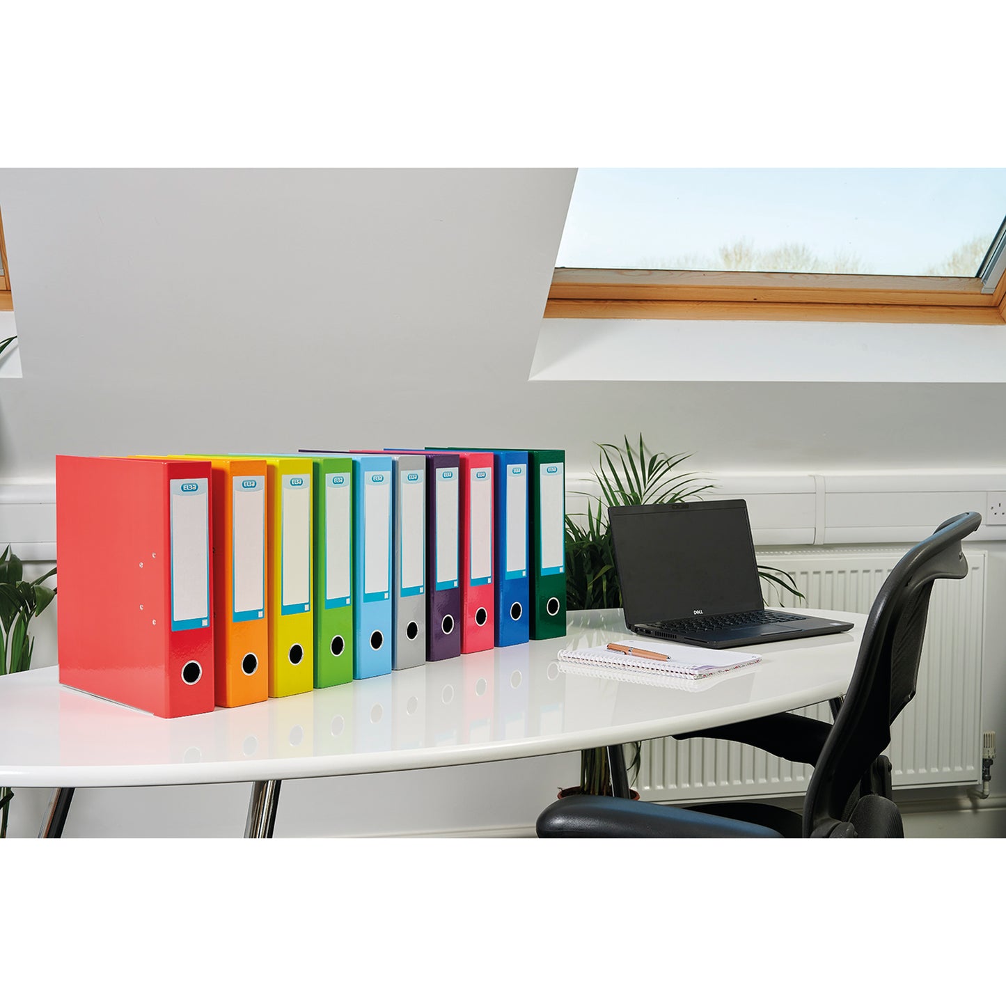 Oxford 70mm Lever Arch File Laminated A4 Yellow 400107432