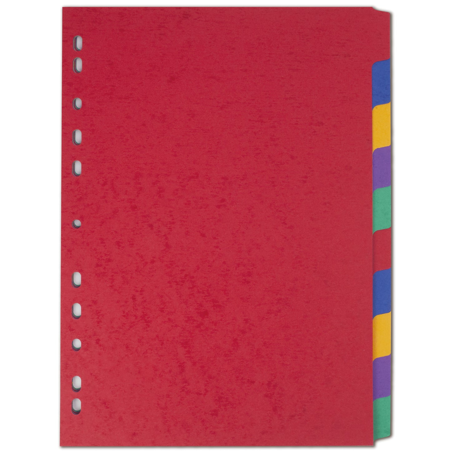 Elba 10-Part Pressboard Divider Heavyweight A4 Bright Multi 400007513