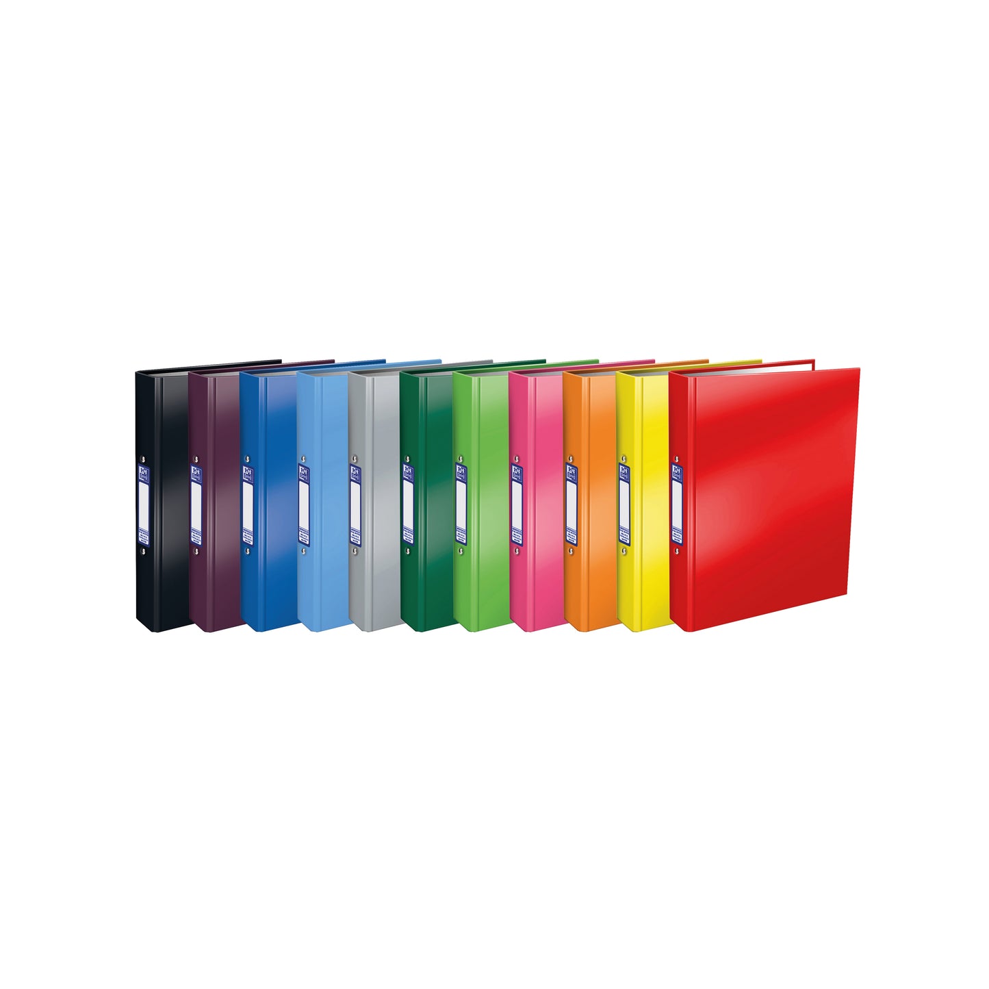 Oxford 25mm 2 O-Ring Binder Laminated A4 Plus Black 400017753