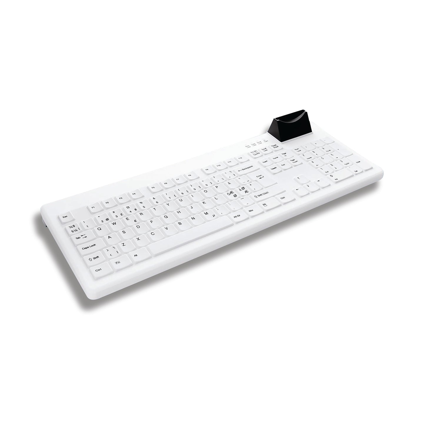 Cherry AKC8200 Hygiene Keyboard with Integrated Smartcard Reader White AKC8200FUVBW/UK