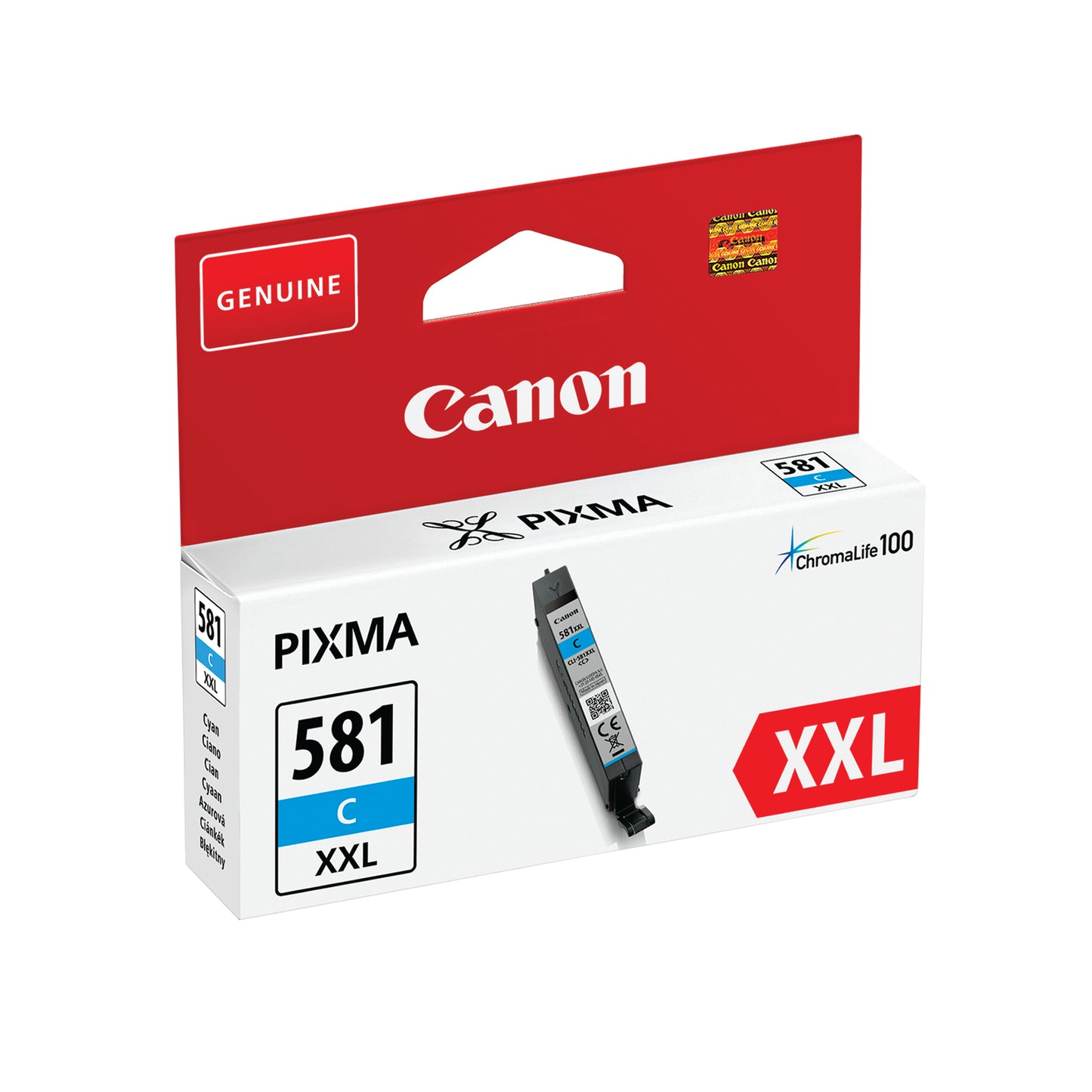 Canon CLI-581XXL Inkjet Cartridge Extra High Yield Cyan 1995C001