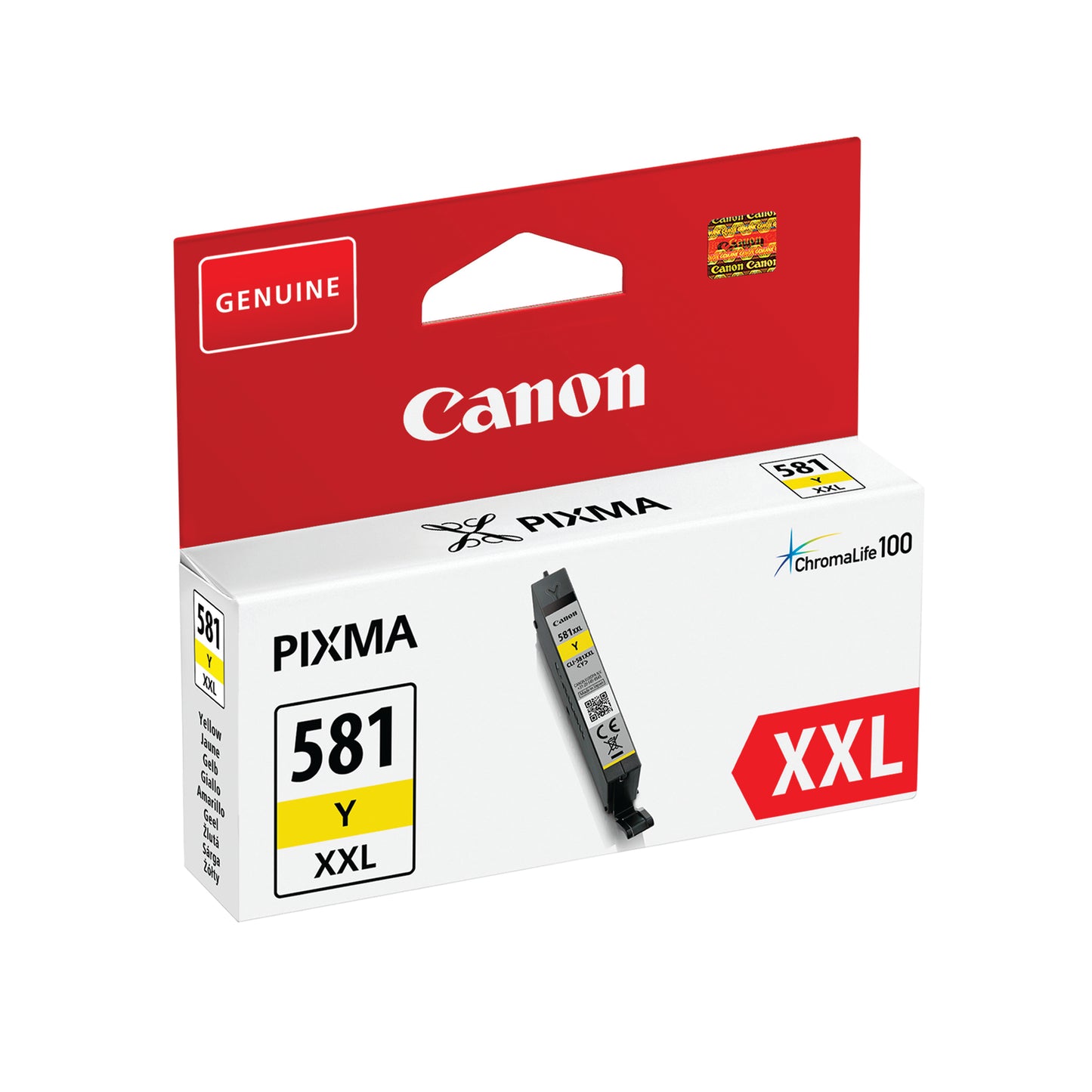 Canon CLI-581XXL Inkjet Cartridge Extra High Yield Yellow 1997C001